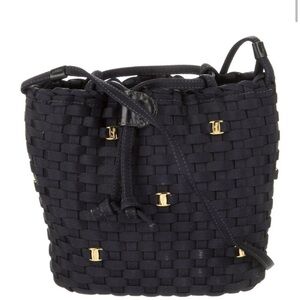 Salvatore Ferragamo Woven Bucket Bag